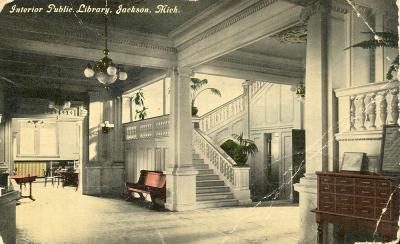Jackson District Library (Carnegie - Main Staircase)