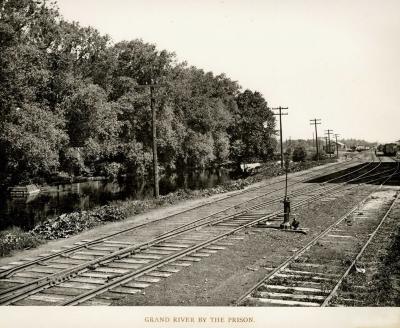Grand River by the prison
