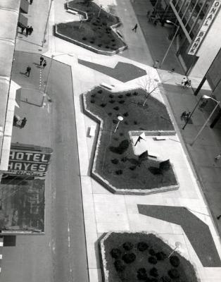 Downtown Michigan Ave Mall circa 1965