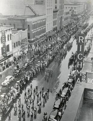 Parade 100 Block of West Michigan