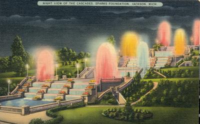 Cascades (Night View & Illuminated)