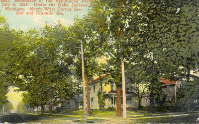 Birthplace of the Republican Party (N.W. Corner; Second & Franklin Sts.)