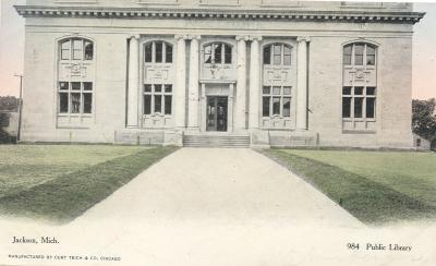 Jackson District Library (Carnegie - Front)