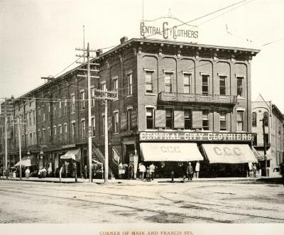 Corner of Main & Francis Sts