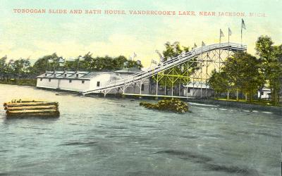 Vandercook Lake (Bath House & Toboggan Slide)