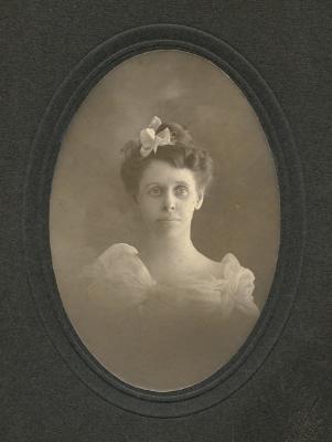 Portrait of an unidentified woman