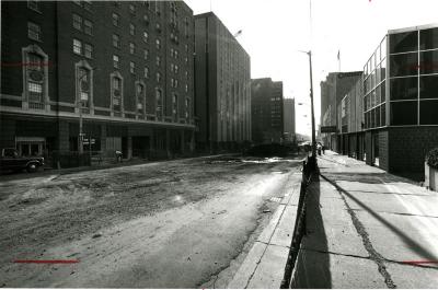 Michigan Avenue after removal of pedestrian mall