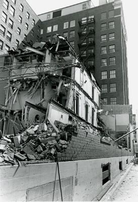 Consumers Power Hayes St. building demolition