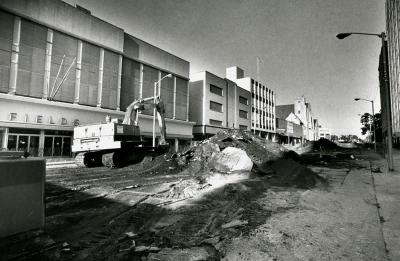 Michigan Avenue removal of Pedestrian Mall