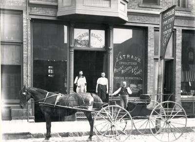 Straub Block Exterior of Store 157 W. Pearl