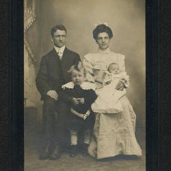 Portrait of an unidentified family