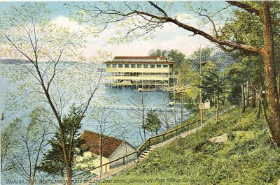 Wolf Lake (Lake, Pavilion, & Docks - View from Hilltop Cottage)