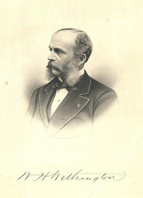 Engraving of W. H. Withington