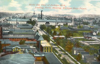 Michigan State Prison (Bird's Eye View - Looking North)