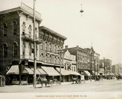 North Side East Main St. East from No. 202