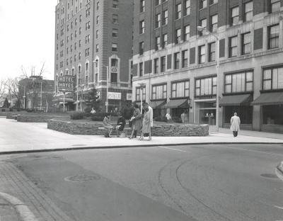 Downtown Michigan Ave Mall circa 1965 Hotel Hayes Pixie