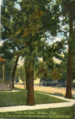 "Under the Oaks" Birthplace of the Republican Party