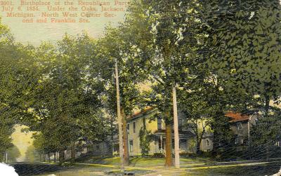 Birthplace of the Republican Party (N.W. Corner; Second & Franklin Sts.)