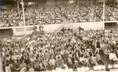 Fairgrounds Grandstand Crowd