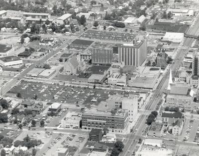 Aerial View of Downtown Jackson