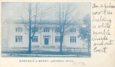 Jackson District Library (Carnegie - Front)