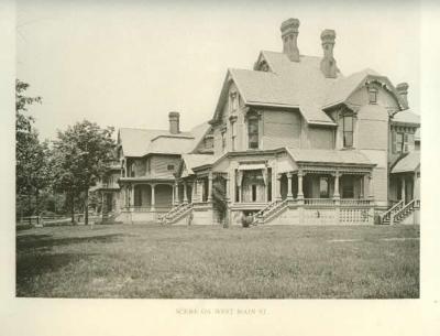 Scene on W. Main St. Residental Area