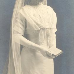 Unidentified Girl, Confirmation Portrait