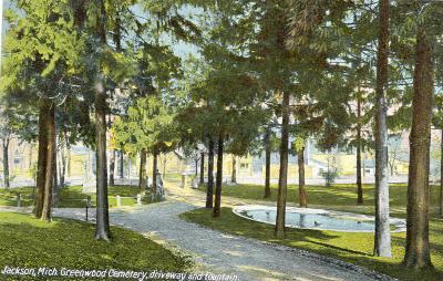 Greenwood Cemetery (Driveway & Fountain)