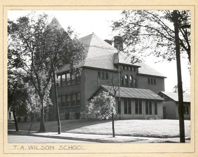 Wilson T.A. exterior of school