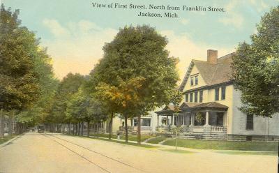First Street (North from Franklin Street)