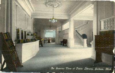 Jackson District Library (Carnegie - Main Interior)