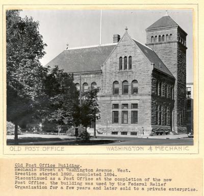 Federal Relief Organization Mechanic St. Old Post Office