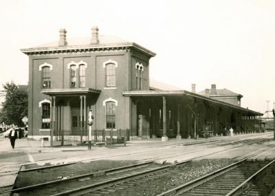 Michigan Central Railroad Jackson Depot exterior