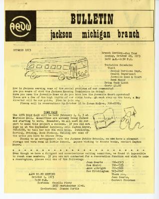 AAUW Bulletin October 1973