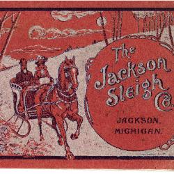Jackson Sleigh Company Catalogue Number Twenty, 1905-1906